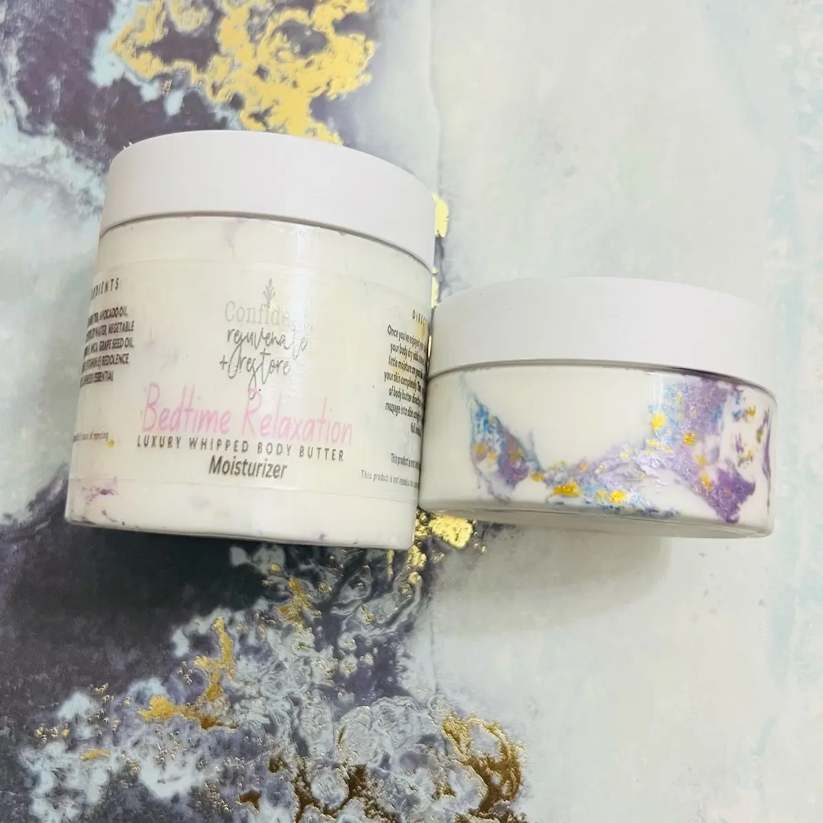 Vanilla Lavender Luxury Whipped Body Butter moisturizer skin goals skin repair repair moisturizer retinol