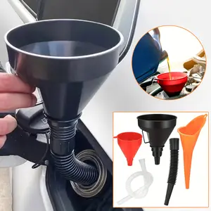 1 Set Car Engine Oil Filling Funnel Set, Gasoline Oil Fill Tool