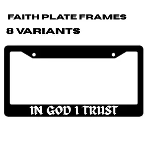 FAITH License Plate Frames