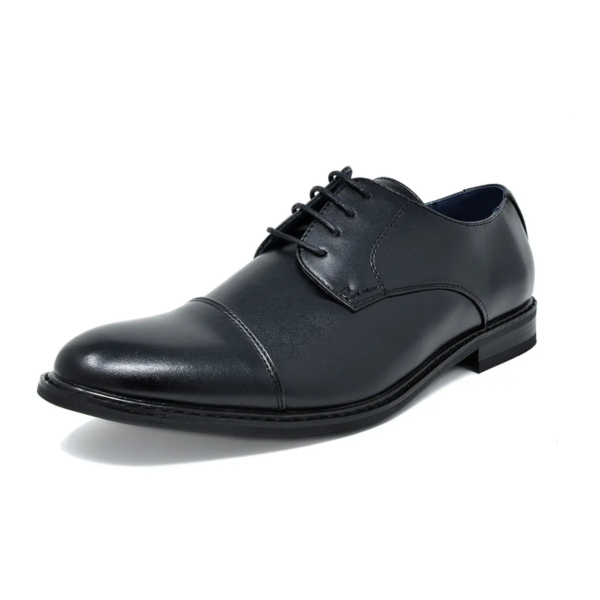 【BRUNO MARC Anniversary】 Men's Classic Oxford Shoes - Closed Design, Lace-Up Closure, Square Toe, Low-Cut, Simple, Classy, Comfortable, Slick Formal Footwear, Simple Men's Oxfords, Classy Men's Oxfords tiktokshopbacktoschool