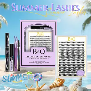 30D+40D Kit l B&Q 280pcs Individual Natural Look Clusters for DIY Eyelashes Extension, Waterproof Long Lasting Beginner Friendly Fake Lashes Stacking Makeup Gift Cosmetic #tiktokshopmemorialday #SummerVibes outdoorfun
