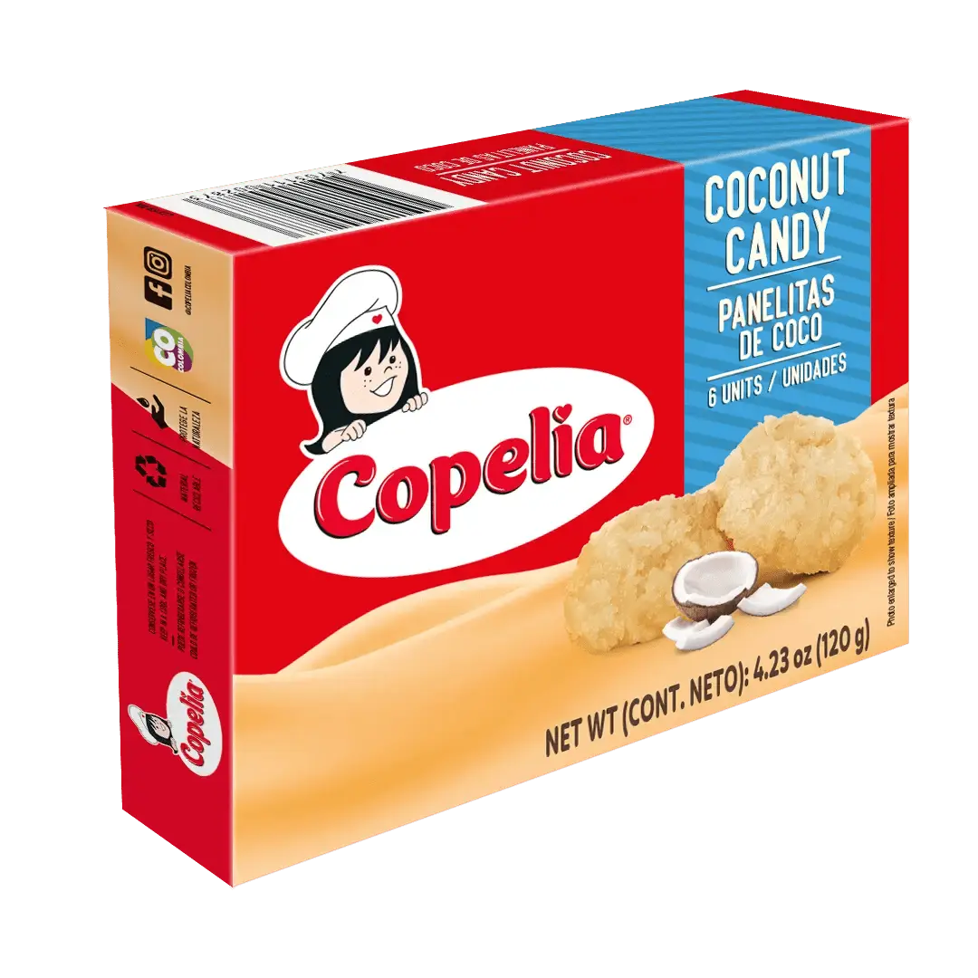 Copelia Coconut Candy (Panelitas de Coco) 6 Pack (4.23 oz Each) – Traditional Coconut Sweet – Imported