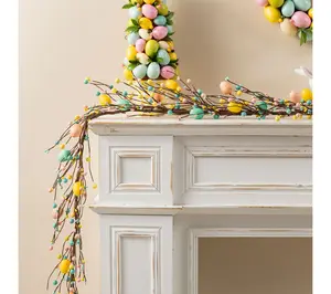 Glitzhome 72"L Easter Egg Garland