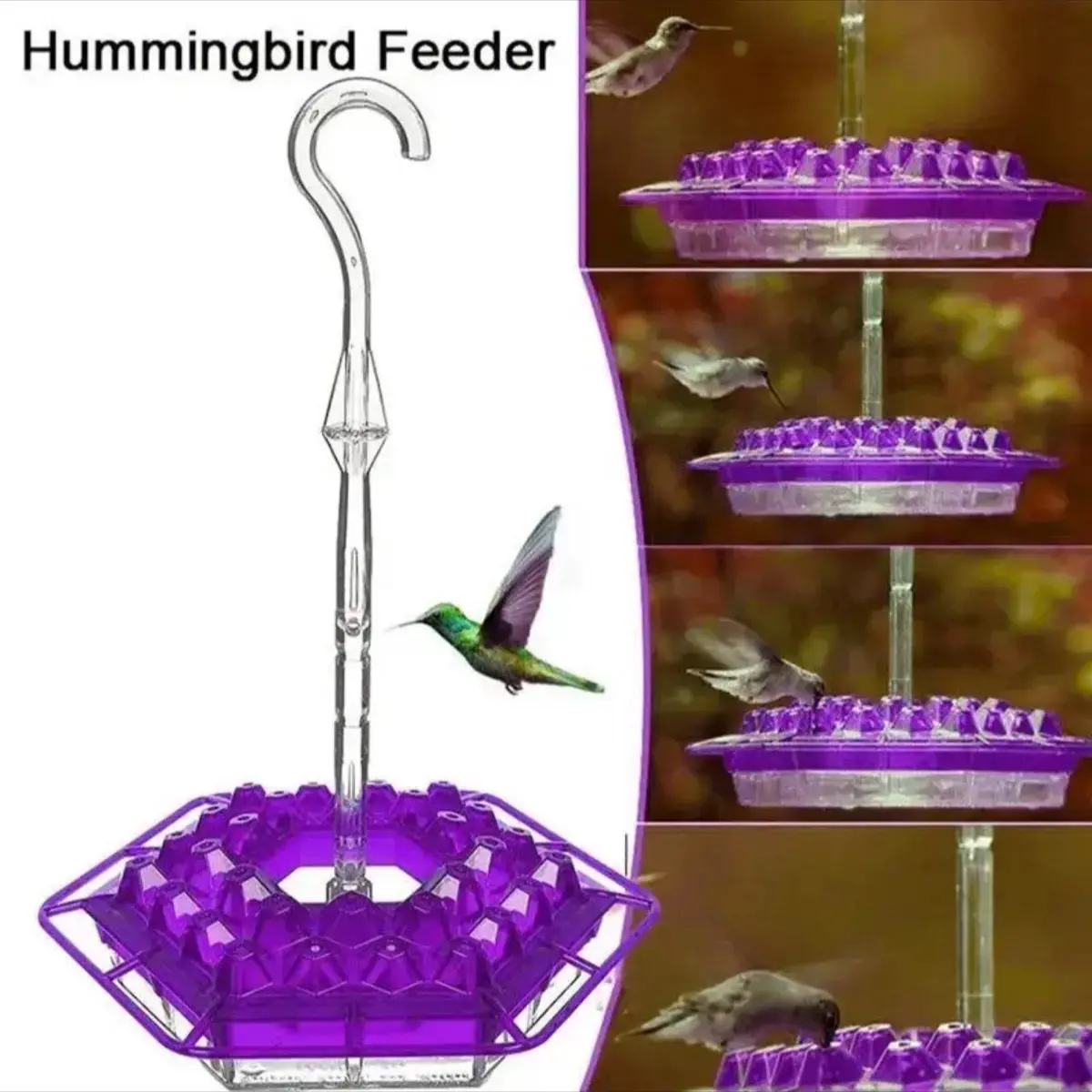 Hummingbird Feeders for Outdoors Hanging With Perch And Built-in Ant Moat Humming Bird Feeder 2024 New Windchime