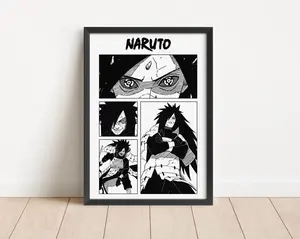 Madara Uchiha Manga Poster