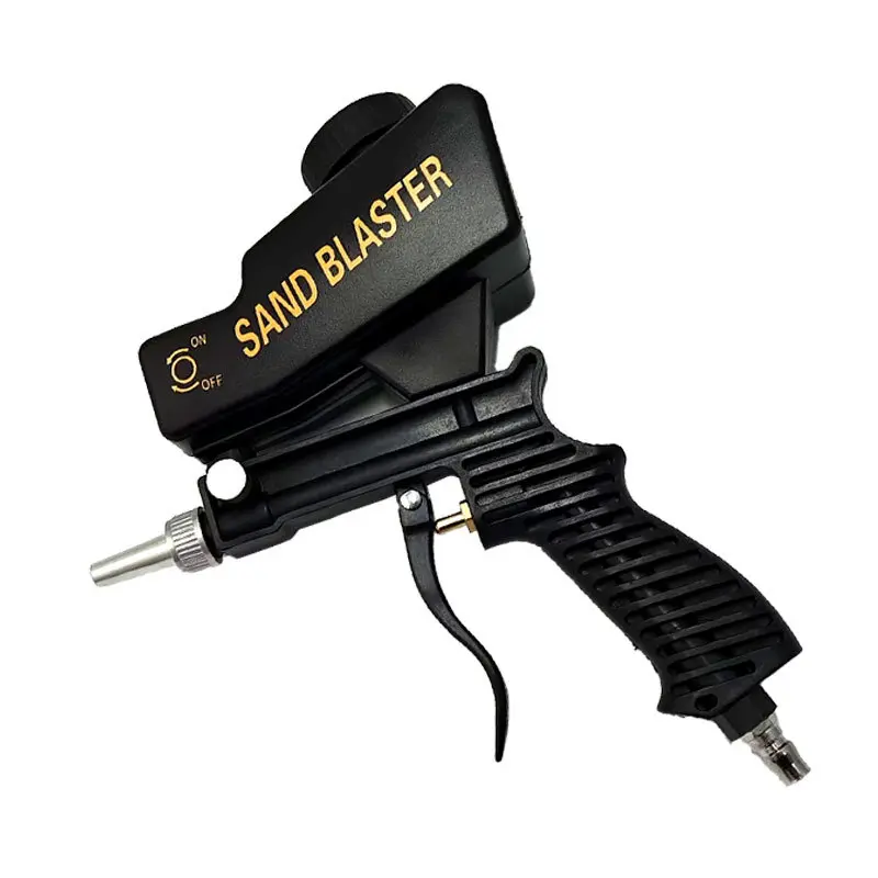 Portable gravity sandblasting gun, pneumatic sandblasting kit, rustproof sandblaster, small sandblasting machine