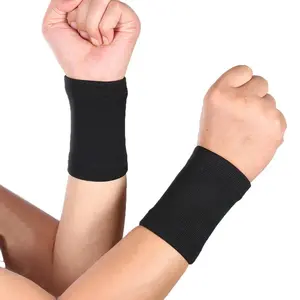 2 PCS Sports Wristband for Men & Women, Breathable Wrist Band Absorbent Sweat Band for Tennis, Basketball, Running, Gym, Volleyball Golf Working Out