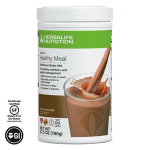 Herbalife Formula 1 Healthy Meal Nutritional Shake Mix Dutch Chocolate 780g Gluten Free Daily Nutrition Wellness Routine with Protein Fiber & Vitamins - Beverage