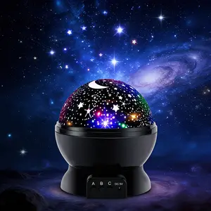 Galaxy Star Projector Light for Bedroom Ceiling - Romantic Starry Night Lamp for Sleep & Relaxation, Perfect Gift for Kids, Teens & Adults Who Love Cozy Home Decor（Black)