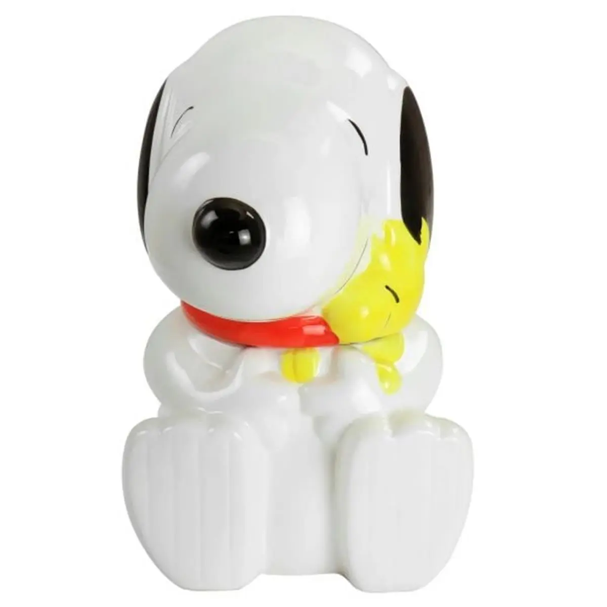 Gibson 80626.01RR Peanuts Classic Snoopy Silicone Canister - White Cookie Jar, Home Storage Organizer Container