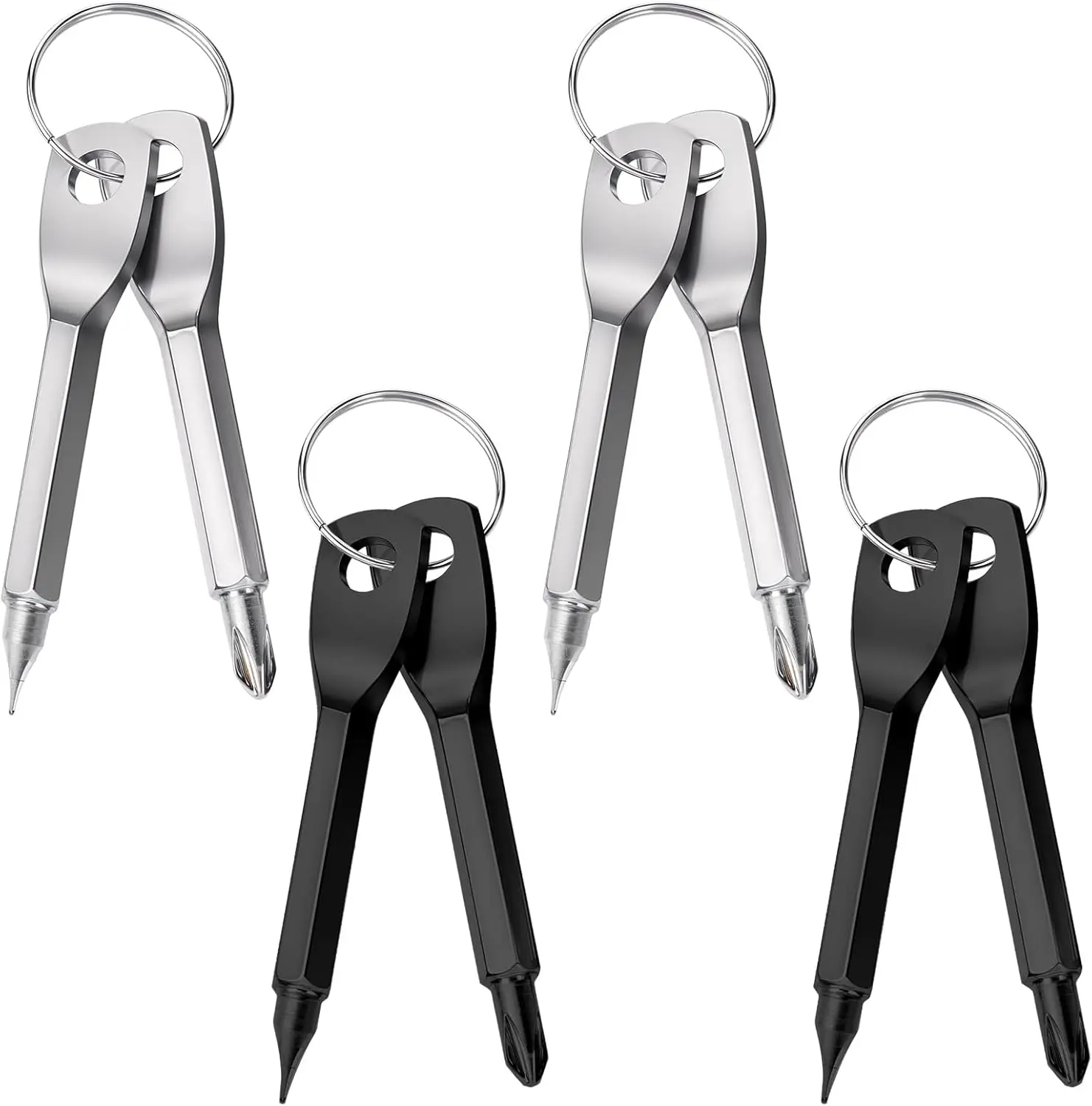 8 PCS Pocket Screwdriver Set - Keychain Screwdriver