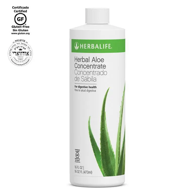Herbalife Herbal Aloe Concentrate Original - 16 fl oz Aloe Vera Liquid Drink Mix, Tropical Flavor Beverage for Daily Hydration, Fruit Digestive Support & Wellness Lifestyle