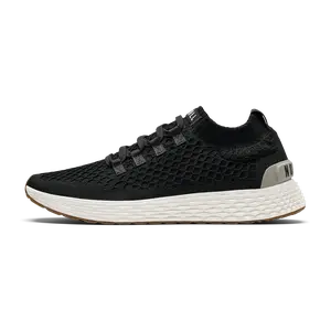 NOBULL Men's Allday Knit Shoe in Jet Black - Everyday Walking Sneaker, Comfortable Slip-On Shoe, Casual Trainer