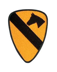 U.S. Army 1st Cavalry Division SEW ON AGSU Color Patch (each)