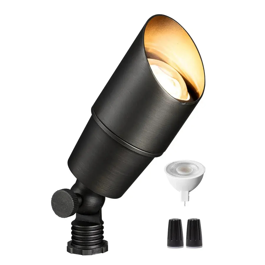 Gardenreet Small Solid Brass Landscape Spotlight