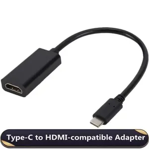 USB-C Type C To HDMI Adapter USB3.1 Cable For MHL Android Phone Tablet Black