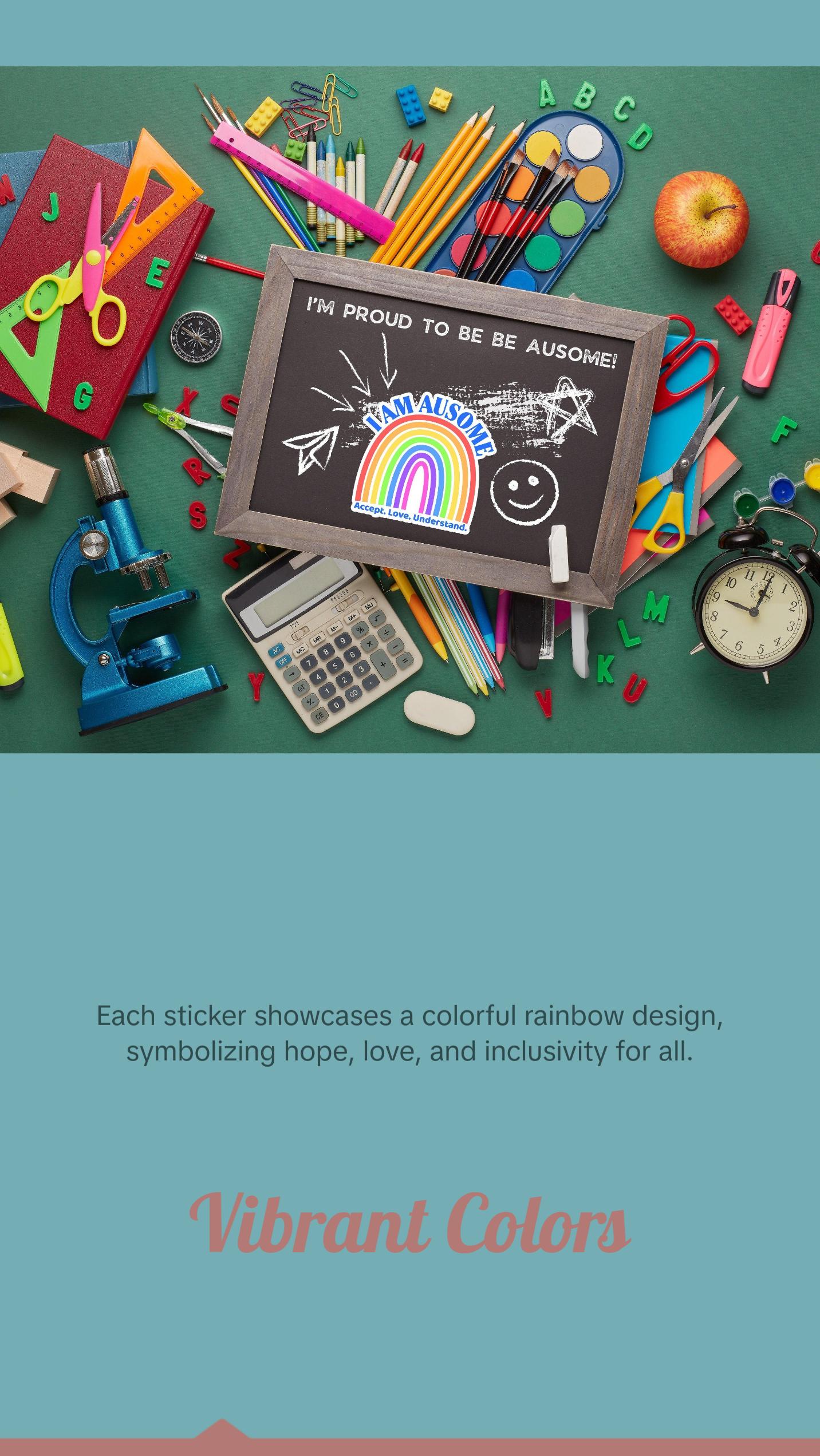 Autism Acceptance Sticker Autism Awareness Sticker ABA sticker I am ausome sticker for neurodivergent sticker neurodiversity sticker Autism Acceptance Sticker Autism Awareness Sticker ABA sticker I am ausome sticker for neurodivergent sticker neurodiversity sticker