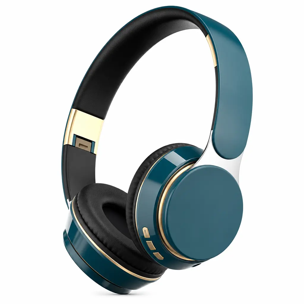 Wireless Over-the-Ear Gaming Headset (Folding Design, Bluetooth 5.3, Dual-Mode, Retractable Built-in Mic, 20-Hour Battery, Surround Sound, Electronic Hybrid Build, Cable Management) for Game Console & Mobile Audio Use with Manufacturer Warranty