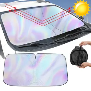 Foldable Auto Car Windshield Sun Shade Cover Visor UV Block Protector,Keeps Vehicle Cool Reflective Sun Blocker Fits Sedan/SUVs