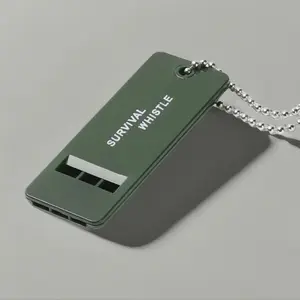 Outdoor Whistle, 2pcs High Decibel Whistle with Lanyard, Safety Survival Tools for Camping, Hiking, Running, Cycling, Walking, Outdoor Alert Gadgets for Her/him, Survival Gear, Survival Supplies, Emergency Survival Supplies