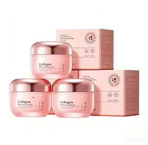 3PCS Korean Cream I Collagen & Niacinamide IAdvanced Radiant & Firming Formula I DeepHydrating K-Beauty Facial Care for GlowingSkin