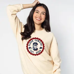 Tan Cloud Cowgirl Corded Crew