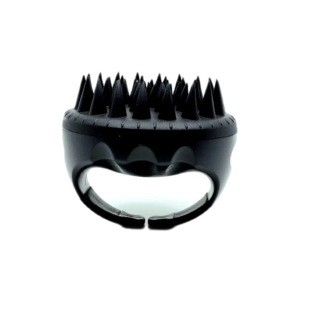 Silicone Scalp Massager with Handle - Gentle Plastic Haircare Tool for Bath, Dandruff Removal - Lightweight Unisex Shampoo Brush Accessory for Exfoliation, Hair Growth (Single Item), Anti-Dandruff, Pack GIFTED COSMETICS WE USE OUR GIFTS TO EXPRESS
