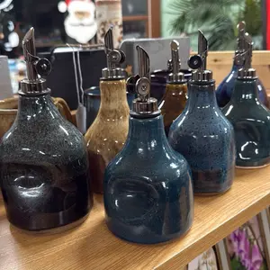 Oil Pourers • Handmade Functional Pottery • Western Massachusetts