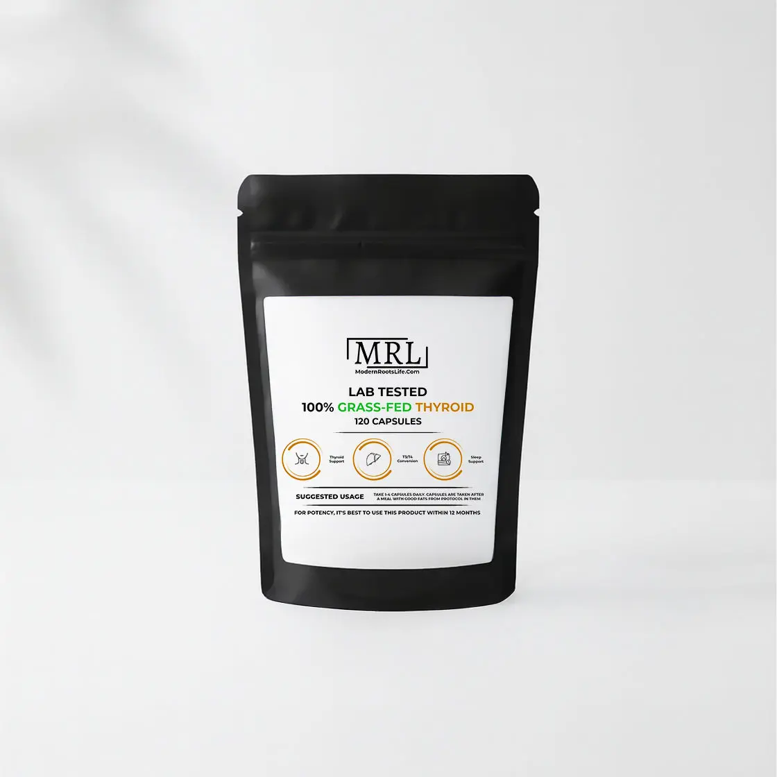 100% Grass Fed Thyroid Support - Thyroid and Energy
