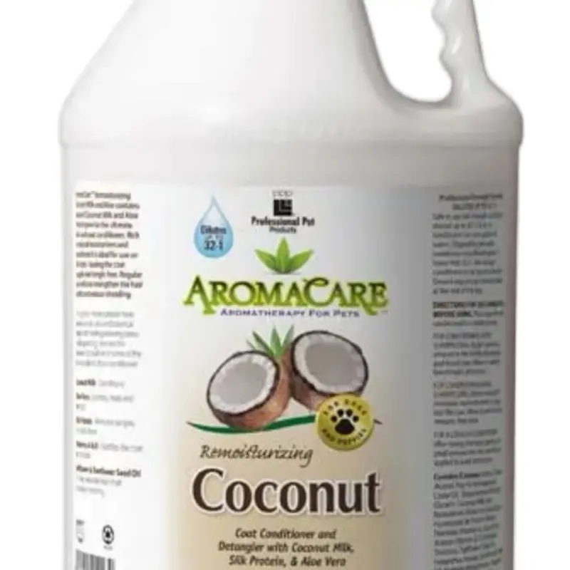 Aromacare PPP Coconut Milk & Aloe Conditioner - Ultimate Aromatherapy for Cats & Dogs - Natural Emollients & Moisturizers - Strengthens Hair Reduces Shedding - Suitable for All Coat Types - Dilutes Up to 32:1