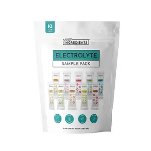 Just Ingredients Electrolyte Sample Pack - Drink Mix - Coconut Water, Sea Salt, Trace Minerals - Drink - Hydration Just Ingredients Electrolyte Sample Pack - Drink Mix - Coconut Water, Sea Salt, Trace Minerals - Drink - Hydration