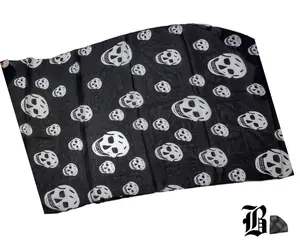 Black and white skull Scarf