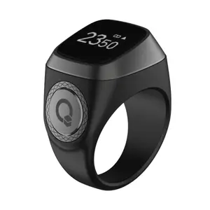 Electronic Digital Finger Counter OLED Display Tasbih Tally Counter & Prayer Time Reminder Prayer Tally Counter fitness ring
