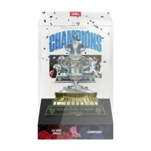 Sugar Bowl Style Championship Trophy Display Case, Sports Fan Collectible, Perfect for Showcasing Trophies, Ideal Gift for Fans
