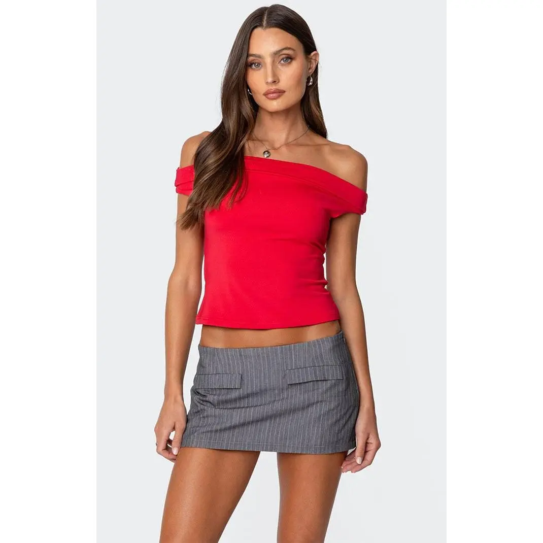 Edikted Women's Lisa Fold Over Top