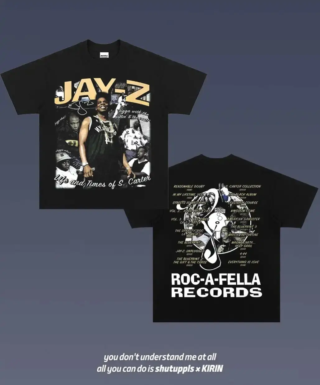 2 SIDES JAY Z 1 T-Shirt, GIFT FOR FAN, GIFT FOR HER, GIFT FOR HIM