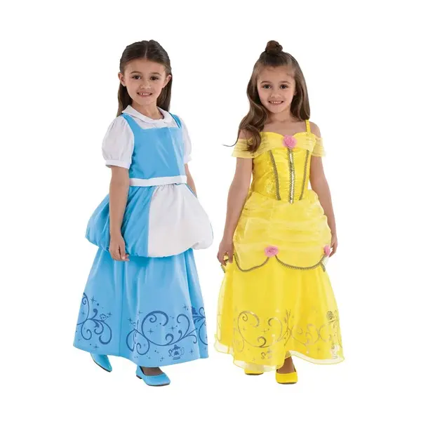 Girl's Reversible Belle Costume Dress