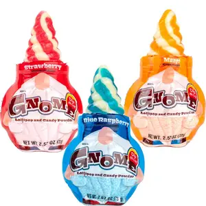 Gnome Dip-N-Lik Lollipop and Candy Powder | One Flavor Randomly Selected 2.57 oz