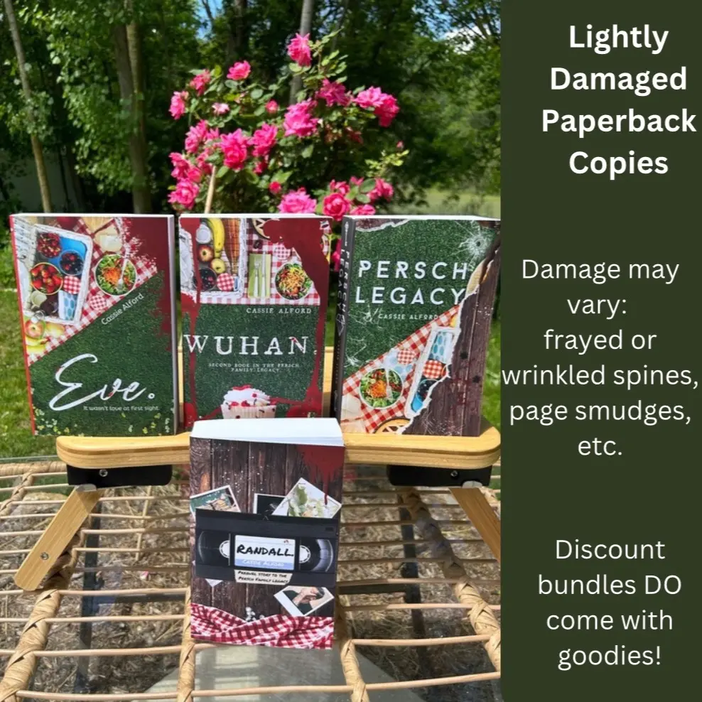 DISCOUNTED- 4 book paperback bundle (damaged)