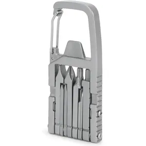 12-in-1 Pocket Multitool Keychain – Portable Folding Screwdriver Bit Tool with Bottle Opener for Camping, Travel & Everyday Carry