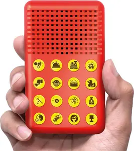 KNUCKLHEAD Sound Effects Machine 16 Funny Sounds for Kids Parties Pranks Gag Gifts Colorful Sticker 3 x 4 x 1 in