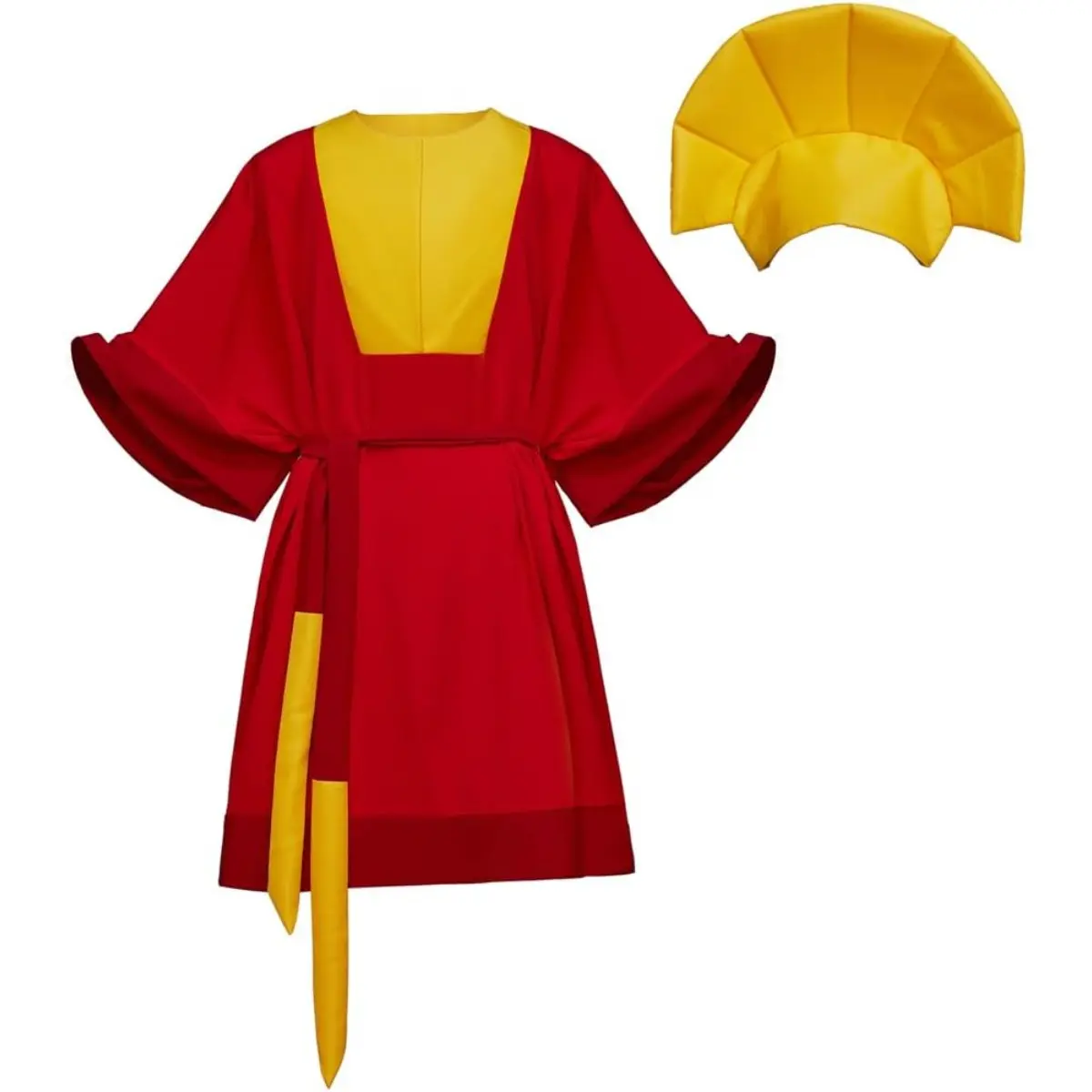 Emperor Kuzco Cosplay Costume King Costume Outfits with Hat Men Halloween Costume Uniform(XXL)