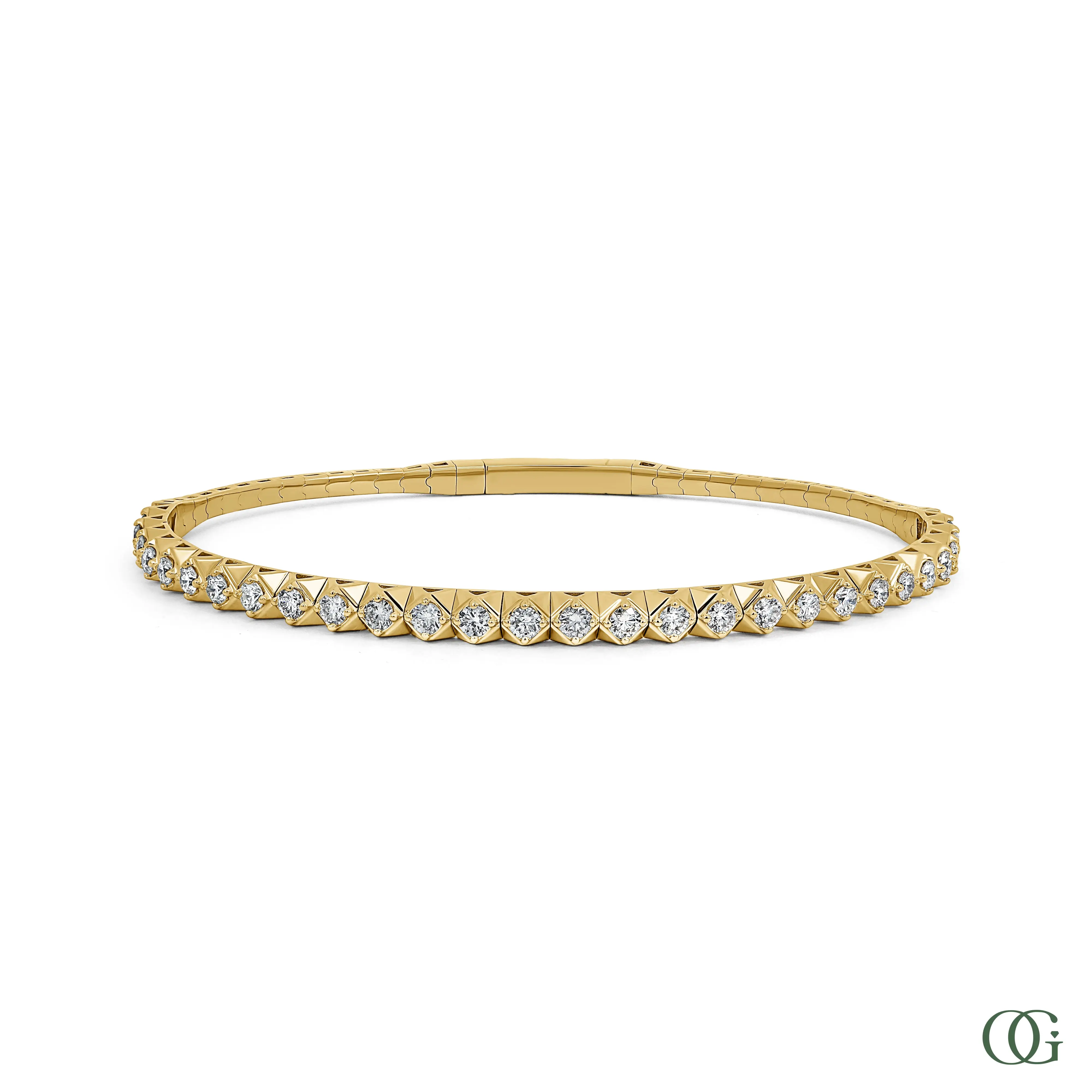 Dainty Brilliance Diamond Bangle 1.24 CTW