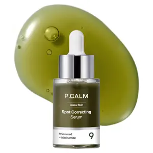 [P.CALM Official] Spot Correcting Serum – 9 Types of Seaweed Extract & Niacinamide for Blemish Care, Skin Barrier Strengthening, and Even Skin Tone, Korean Seaweed Serum (30ml / 1.01 fl.oz)