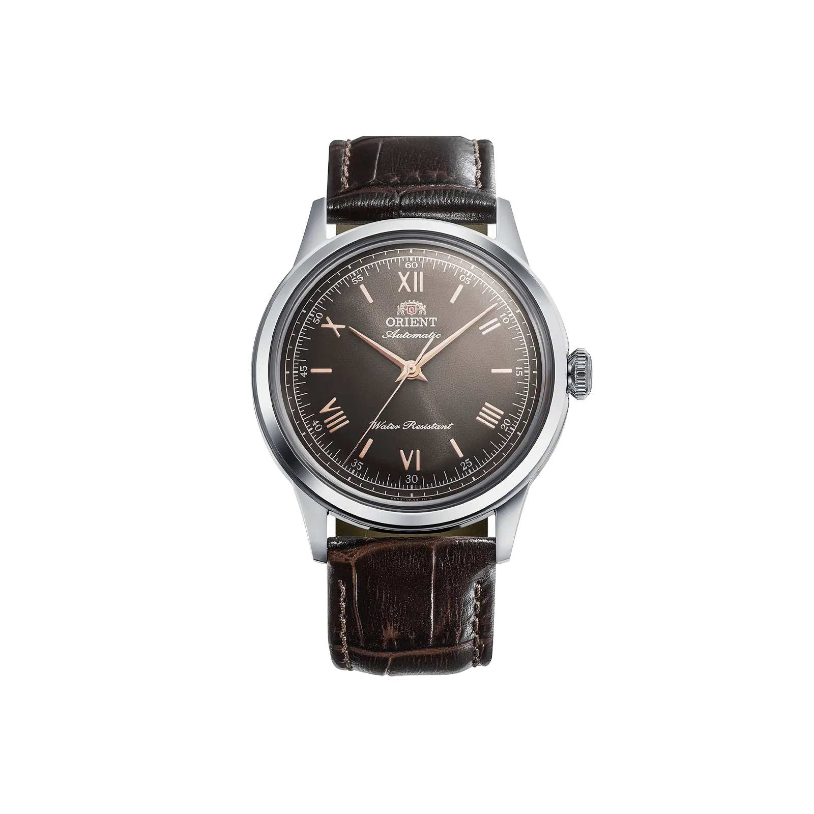 Orient Bambino No Date | 38.4mm Automatic / Hand-Winding Dress Watch | Domed Mineral Crystal | Brown Dial, RA-BB0004Y30B
