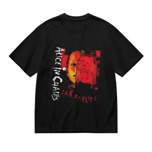 180gAlice In Chains "Jar of Flies" Album T-Shirt, 90s Grunge Rock Graphic Tee, Vintage Band Casual Cotton Shirt, Music Fan Nostalgia Top