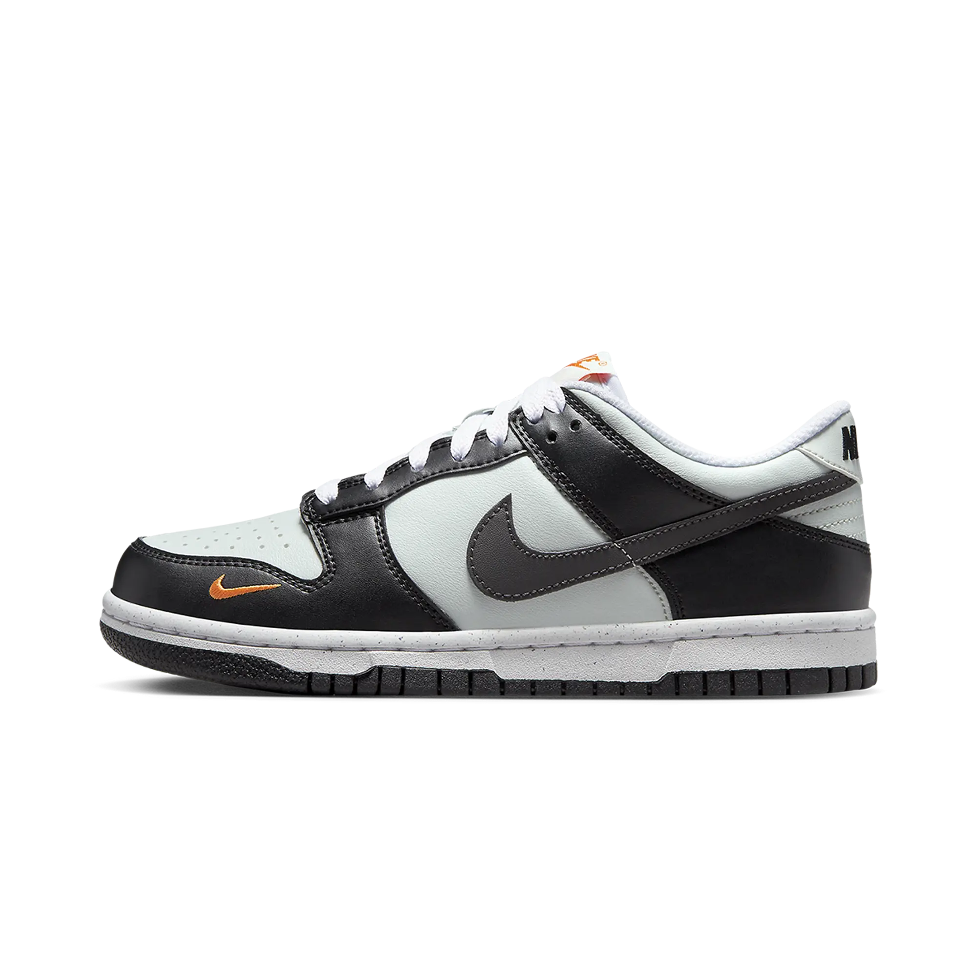 Dunk Low Next Nature GS "Black Bright Mandarin" FN7784 001