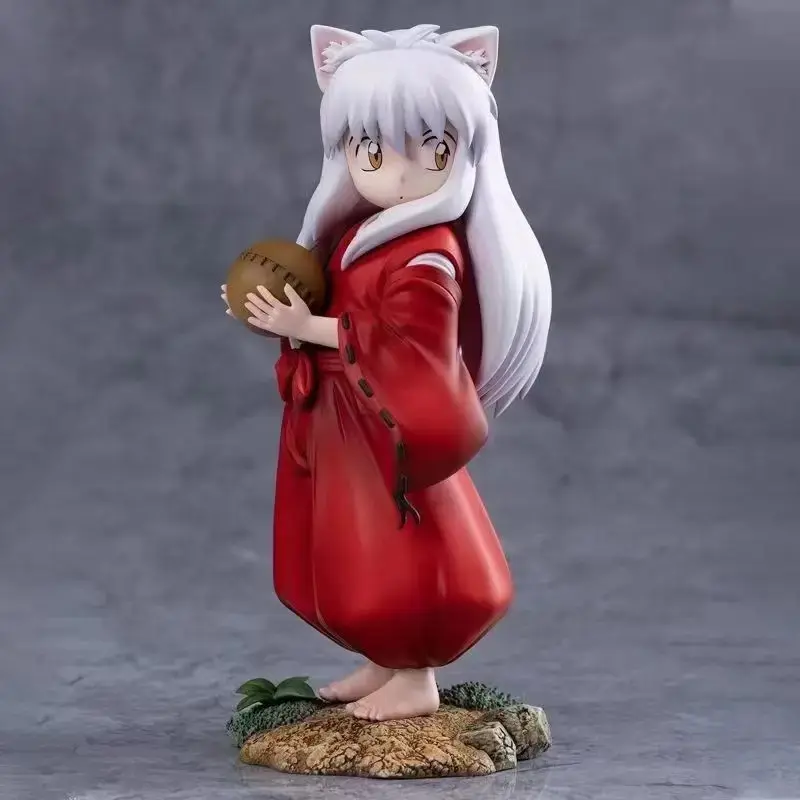 Inuyasha Anime Figures Cute Inuyasha Sesshoumaru Action Figurine Childhood Standing InuYasha PVC Model Collection Decor Toy Gift