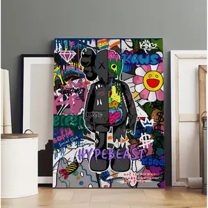 Frameless Art Poster: Graffiti Hypebeast Decor Poster. These unframed posters are filled with positive energy auras, perfect for crafting a room's aesthetic with a vibrant and colorful ambiance. home wall