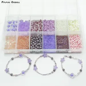 One box contains 5500 pieces of DIY jewelry making kit. It includes threaded cat's eye snow beads, twisted tube spiral beads and other materials, suitable for jewelry DIY, handmade bracelets and necklaces, as well as craft making.